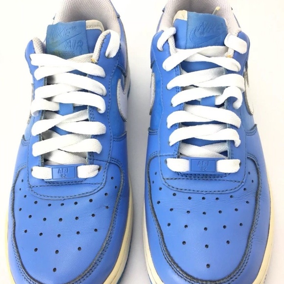 Nike Air Force 1 Low University Blue White Sz 8 - Picture 5 of 6